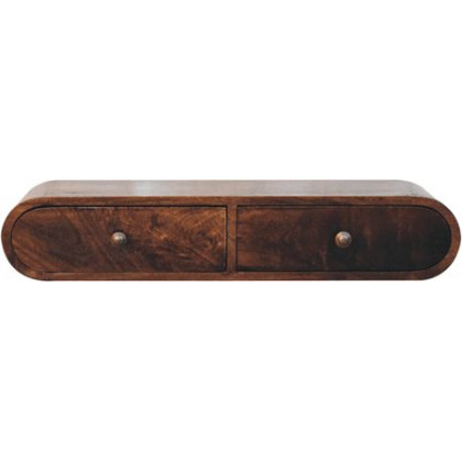 Artisan - Wall Mounted California Walnut Console Table