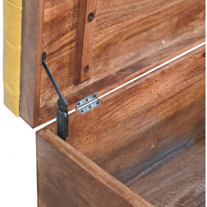 Artisan - Buffalo Hide Honey Caramel Storage Trunk