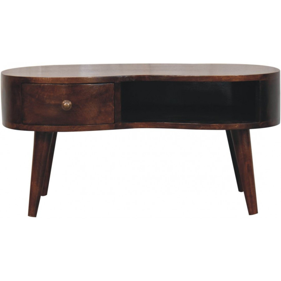Artisan - California Walnut Wave Coffee Table