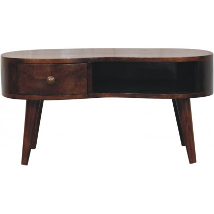 Artisan - California Walnut Wave Coffee Table