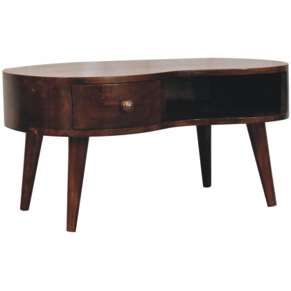 Artisan - California Walnut Wave Coffee Table