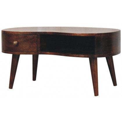 Artisan - California Walnut Wave Coffee Table
