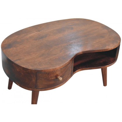 Artisan - California Walnut Wave Coffee Table