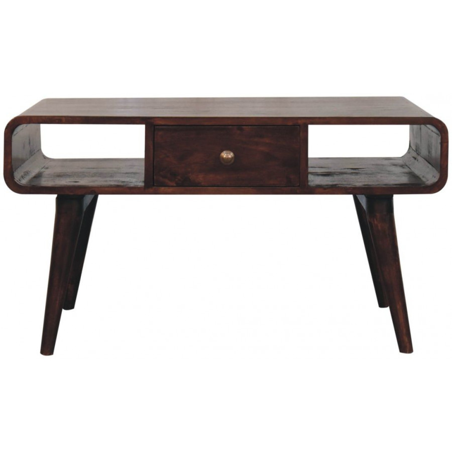 Artisan - Curved California Walnut Coffee Table
