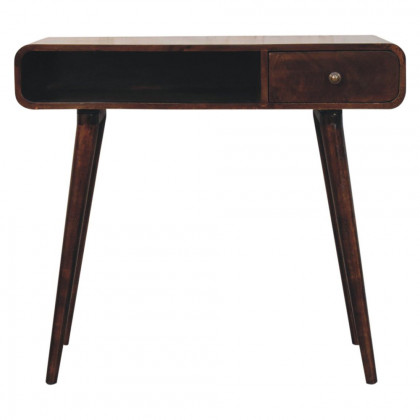 Artisan - Curved California Walnut Writing Desk