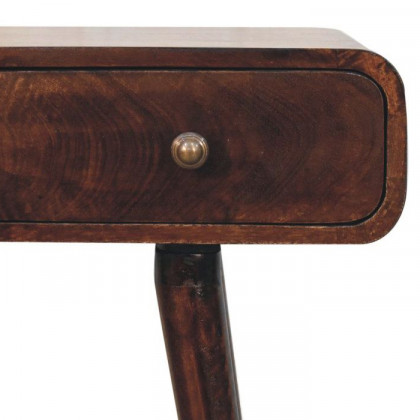 Artisan - Curved California Walnut Writing Desk