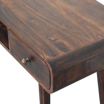 Artisan - Curved California Walnut Writing Desk