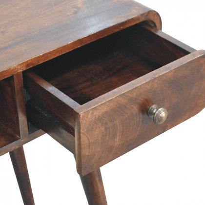 Artisan - Curved California Walnut Writing Desk
