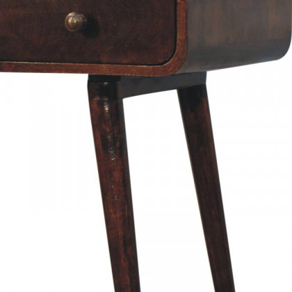 Artisan - Curved California Walnut Writing Desk