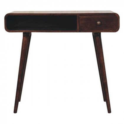 Artisan - Curved California Walnut Writing Desk