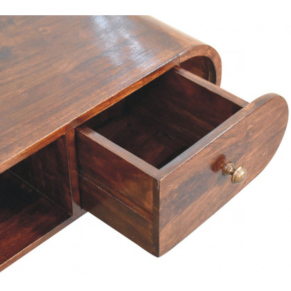 Artisan - California Walnut Circular TV Unit