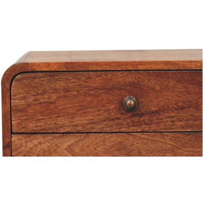 Artisan - Honey Caramel 2 Drawer Floating Bedside