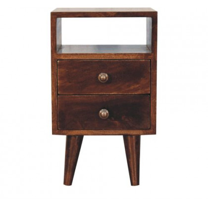 Artisan - Mini Classic California Walnut Bedside