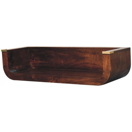 Artisan - Indira California Walnut Floating Console Table