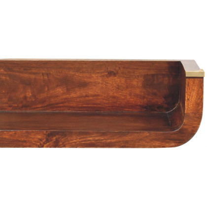 Artisan - Indira California Walnut Floating Console Table
