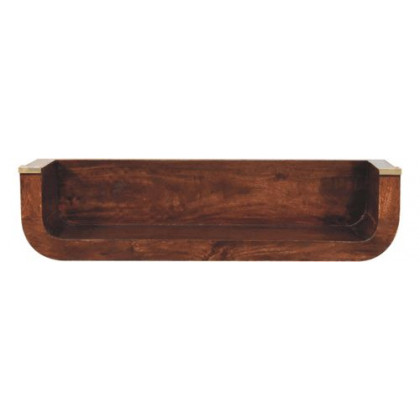 Artisan - Indira California Walnut Floating Console Table