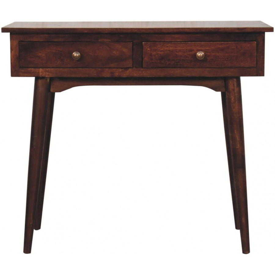 Artisan - California Walnut Hallway 2 Drawer Console Table