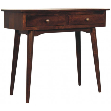 Artisan - California Walnut Hallway 2 Drawer Console Table