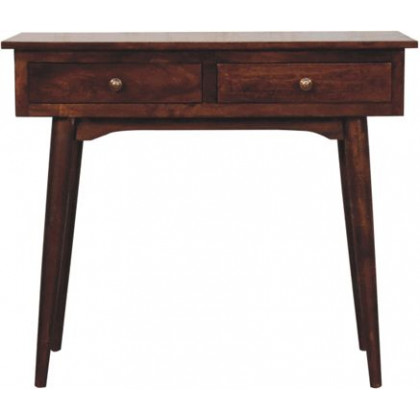 Artisan - California Walnut Hallway 2 Drawer Console Table