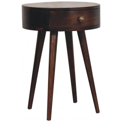 Artisan - Nordic California Walnut Circular Shaped Bedside