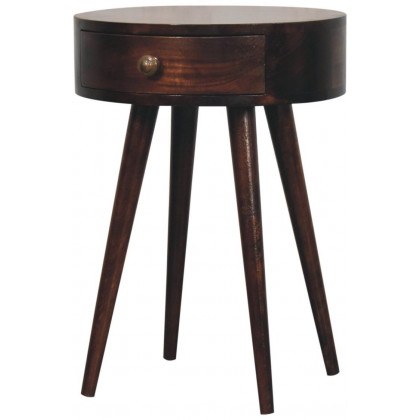 Artisan - Nordic California Walnut Circular Shaped Bedside