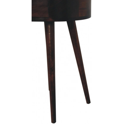 Artisan - Nordic California Walnut Circular Shaped Bedside