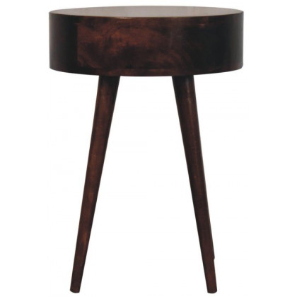 Artisan - Nordic California Walnut Circular Shaped Bedside
