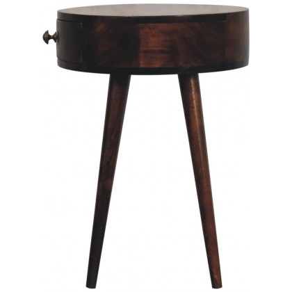 Artisan - Nordic California Walnut Circular Shaped Bedside
