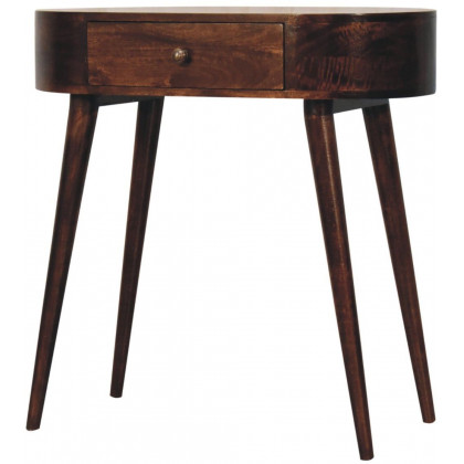 Artisan - California Walnut Rounded Small Console Table