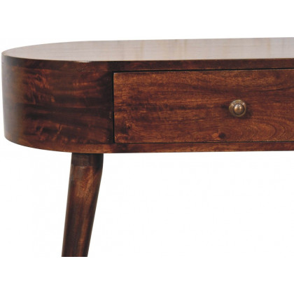 Artisan - California Walnut Rounded Small Console Table