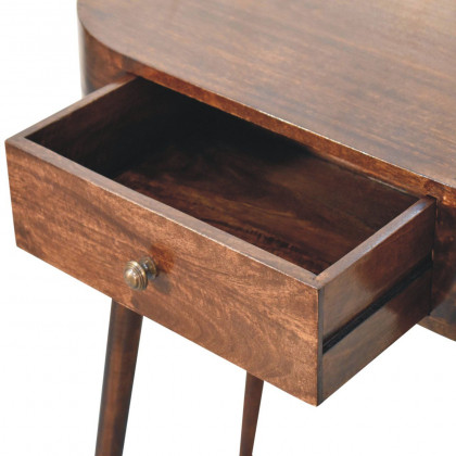 Artisan - California Walnut Rounded Small Console Table