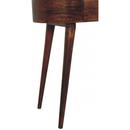 Artisan - California Walnut Rounded Small Console Table