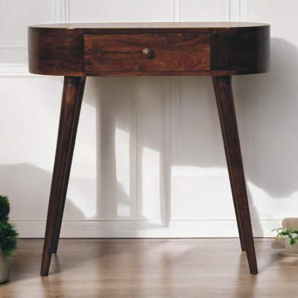 Artisan - California Walnut Rounded Small Console Table