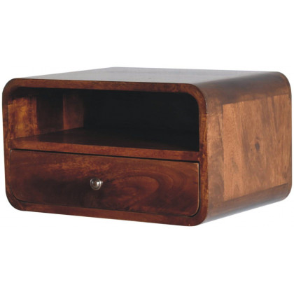 Artisan - Large Curve Upper Slot Floating Bedside