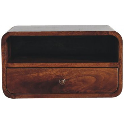 Artisan - Large Curve Upper Slot Floating Bedside