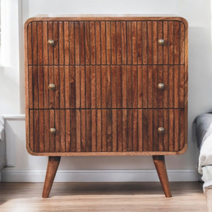 Artisan - Honey Caramel T-Bar Ridged Chest