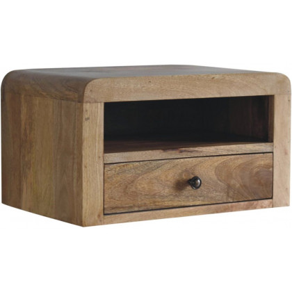 Artisan - Chunky Oak-Ish Floating Bedside