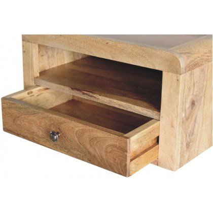 Artisan - Chunky Oak-Ish Floating Bedside