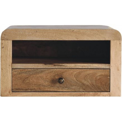 Artisan - Chunky Oak-Ish Floating Bedside