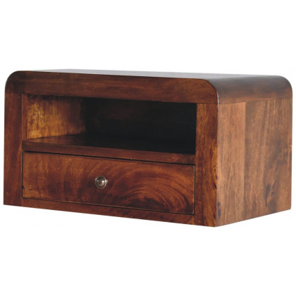 Artisan - Chunky Chestnut 1 Drawer Wall Mounted Nightstand