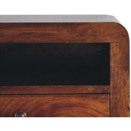 Artisan - Chunky Chestnut 1 Drawer Wall Mounted Nightstand