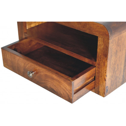 Artisan - Chunky Chestnut 1 Drawer Wall Mounted Nightstand
