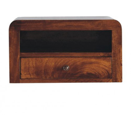 Artisan - Chunky Chestnut 1 Drawer Wall Mounted Nightstand