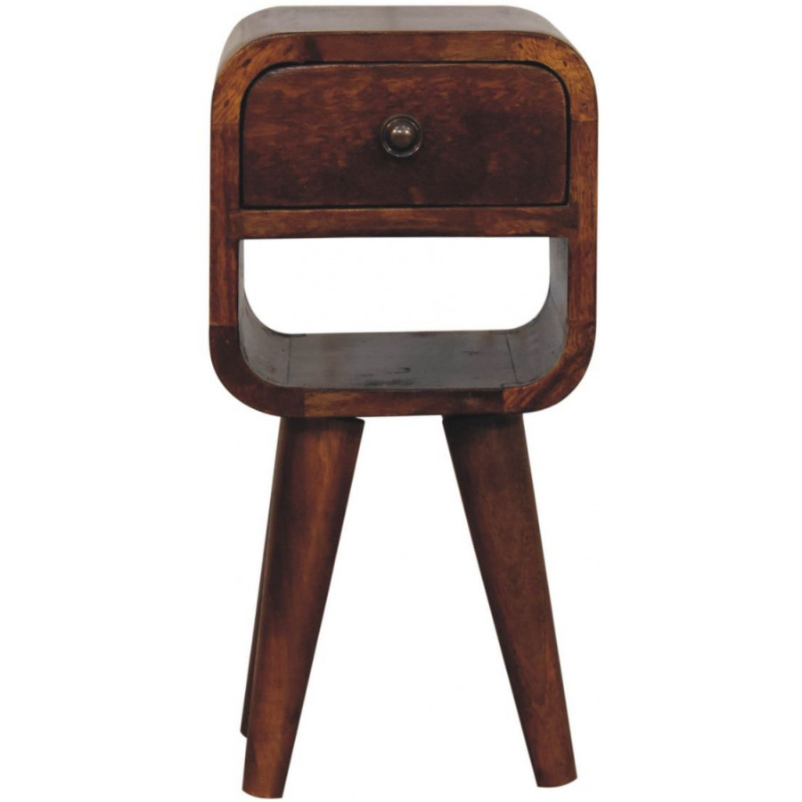 Artisan - Extra Mini Chestnut Curve Lower Bedside