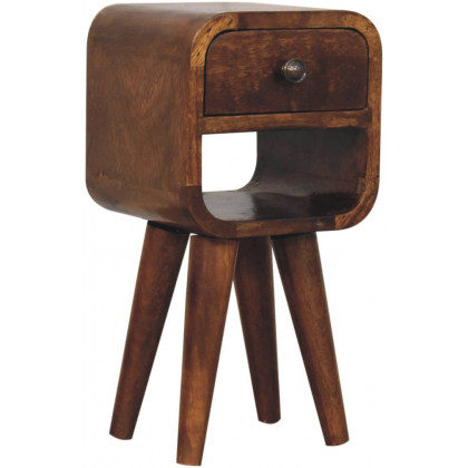 Artisan - Extra Mini Chestnut Curve Lower Bedside