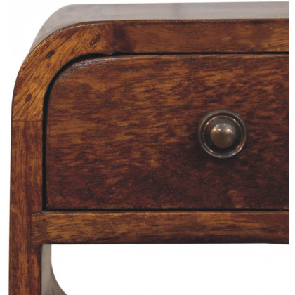 Artisan - Extra Mini Chestnut Curve Lower Bedside