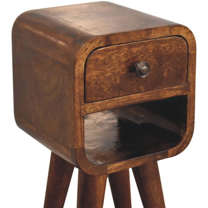 Artisan - Extra Mini Chestnut Curve Lower Bedside