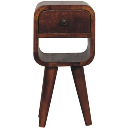 Artisan - Extra Mini Chestnut Curve Lower Bedside