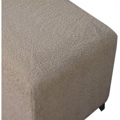 Artisan - Bliss Cream Bouclé Ottoman