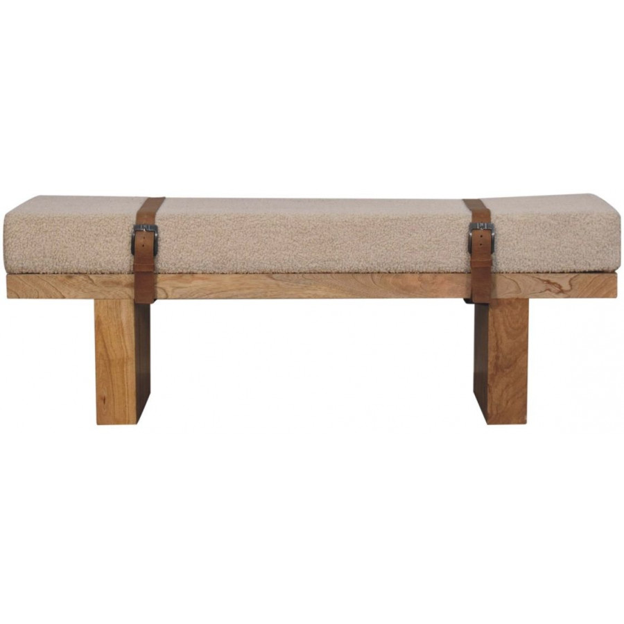 Artisan - Belmont Cream Boucle Bench